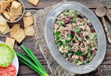 Dijon hardallı ton balıklı salata tarifi