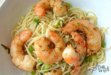 karidesli makarna tarifi - limon aromalı