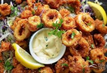 Kalamar tava ve sarımsaklı aioli sos tarifi