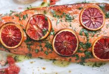 Fırında Tereyağlı Portakallı Somon Tarifi
